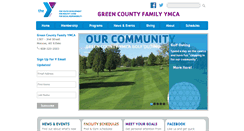 Desktop Screenshot of greencountyymca.org