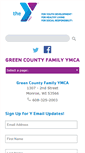 Mobile Screenshot of greencountyymca.org